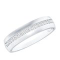 Certified Lab Grown Diamond Mens Wedding Band