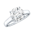 Brilliant Cut Lab Grown Diamond Classic Engagement Ring with Certificate