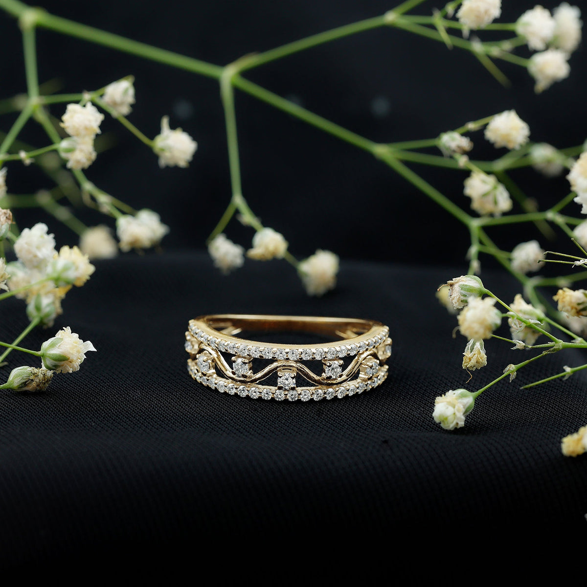 Womens Lab Created Diamond Wedding Band With Certificate