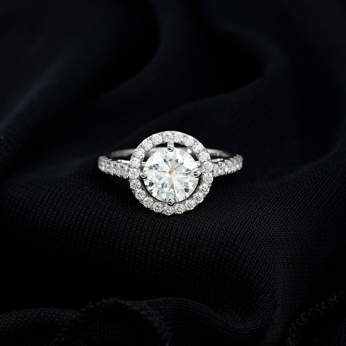 2 Carat Ethical Diamond Circle Engagement Ring