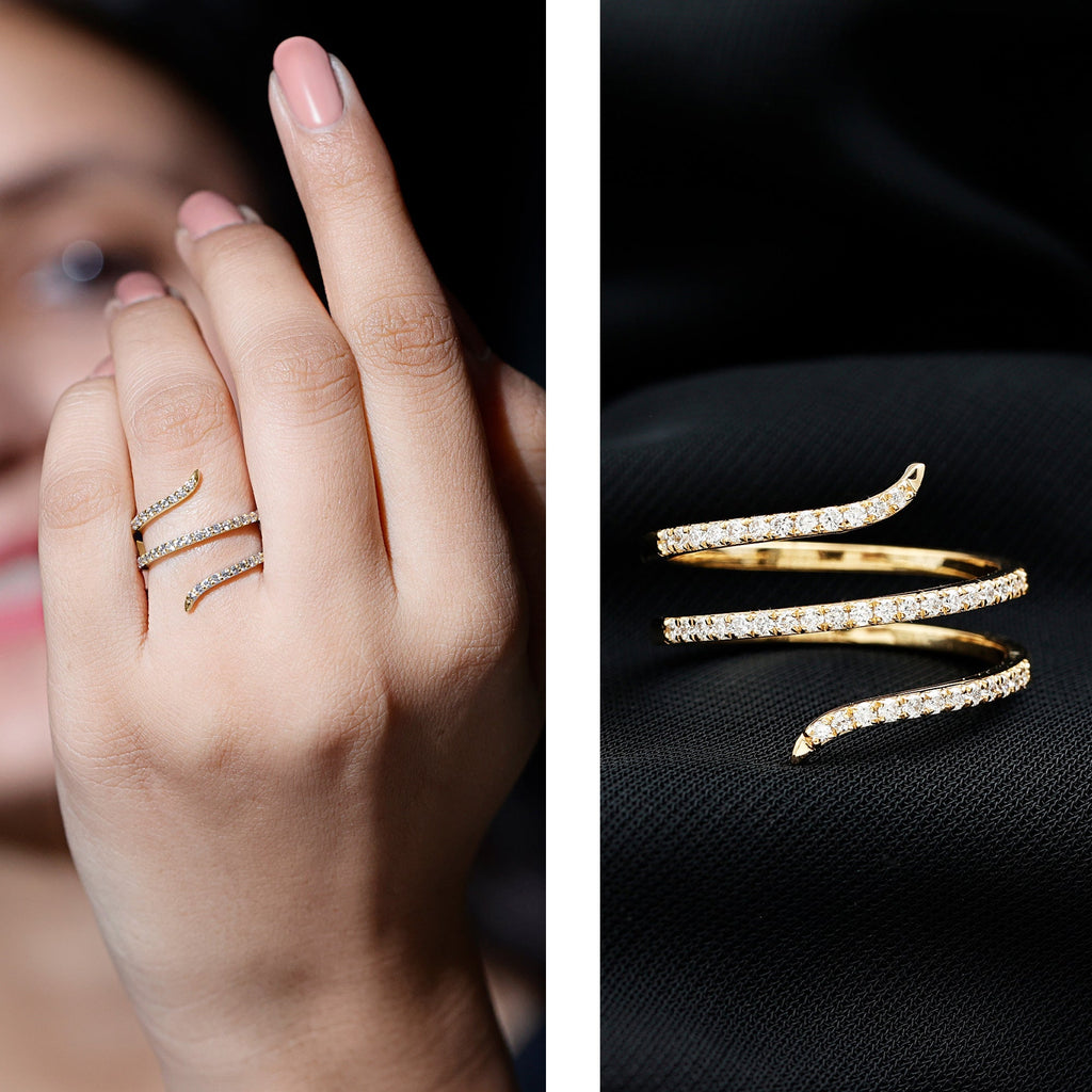 Certified Lab Grown Diamond Cocktail Ring For Women