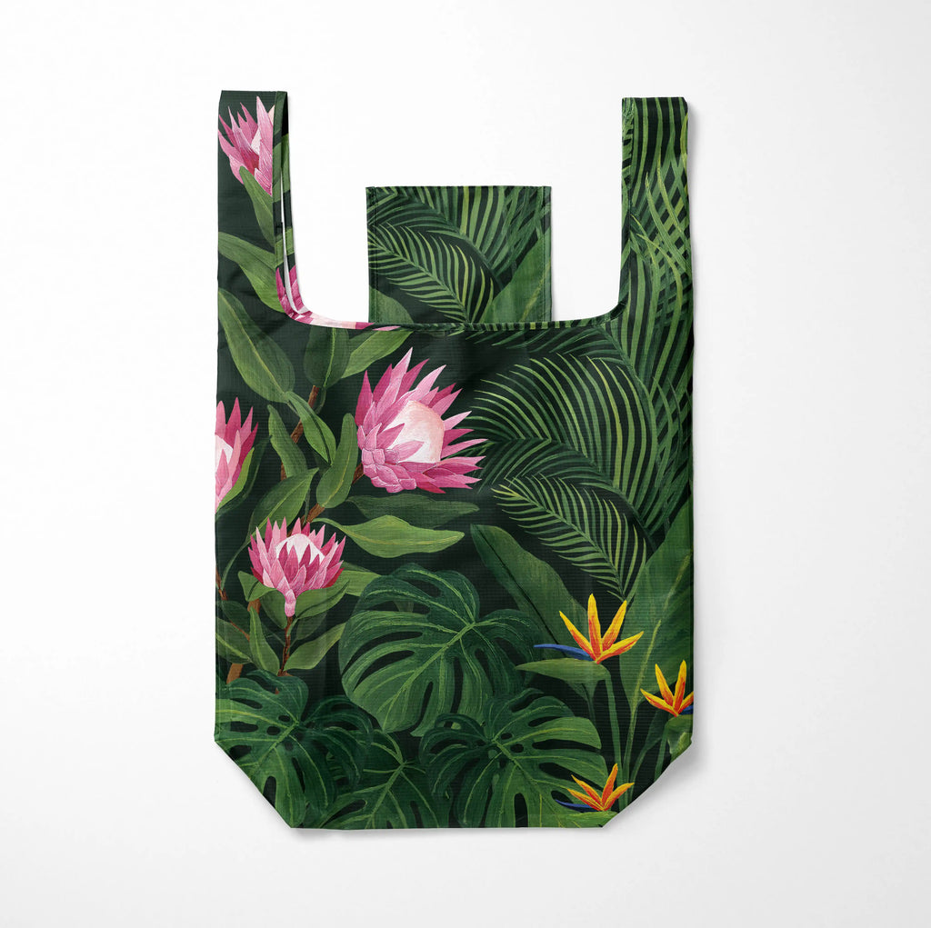 Lush Tropical Reusable Shopping Bags
