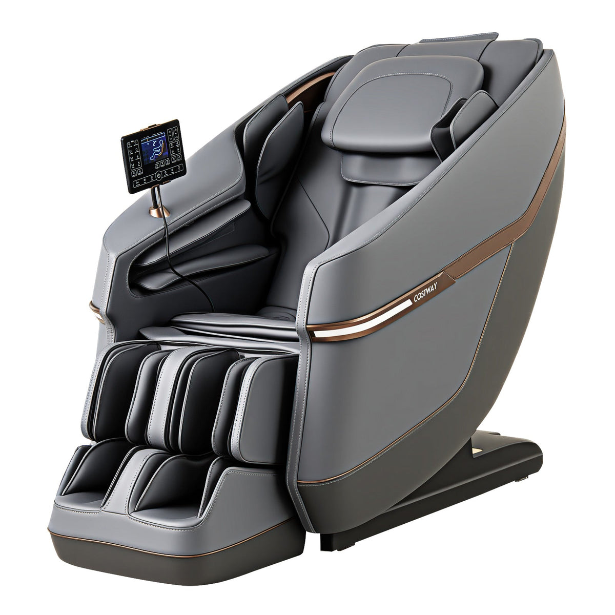 Relaxation 48 - Full Body Zero Gravity Massage Chair SL Track Recliner with Touch Screen