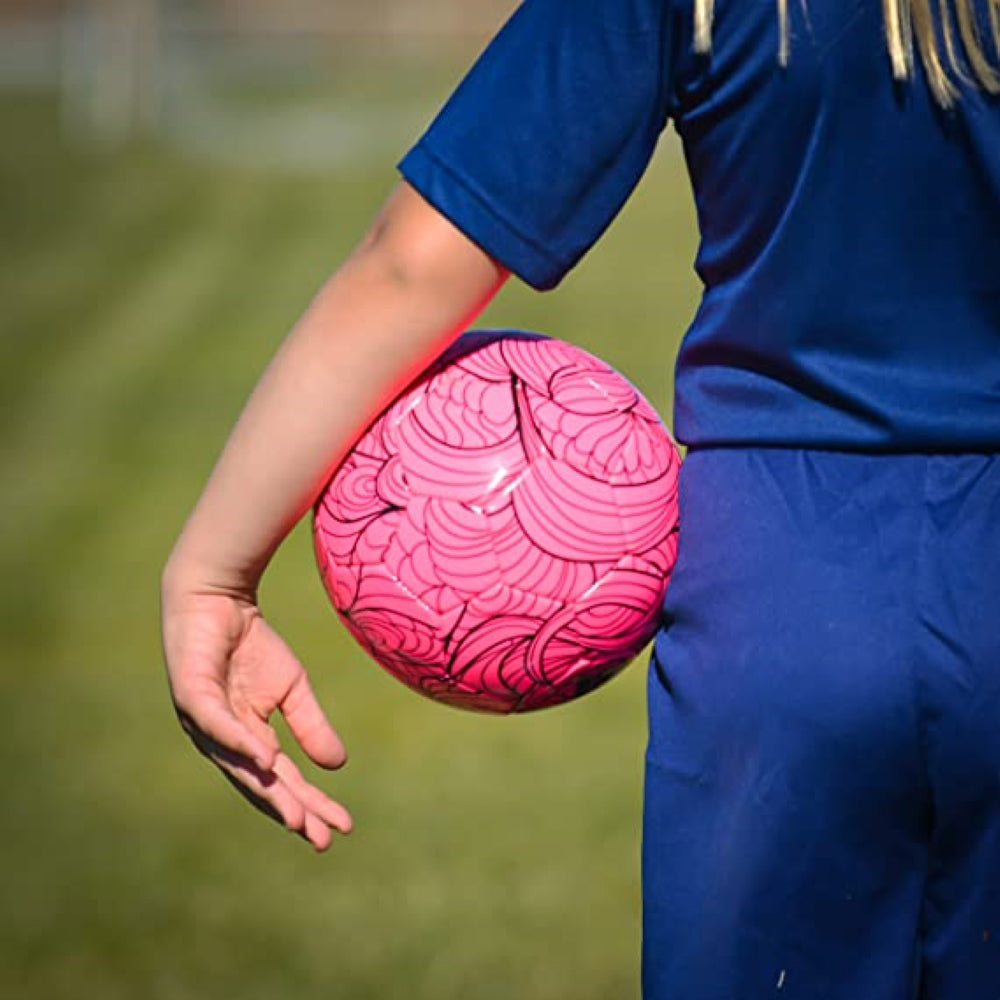 Vizari Cali Pink/Black Soccer Ball