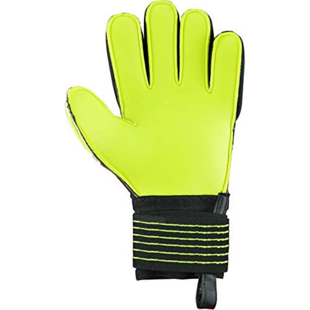 Vizari Salerno F.P. Goalkeeper Gloves W/ Finger Support Protection – Black/Yellow/Grey
