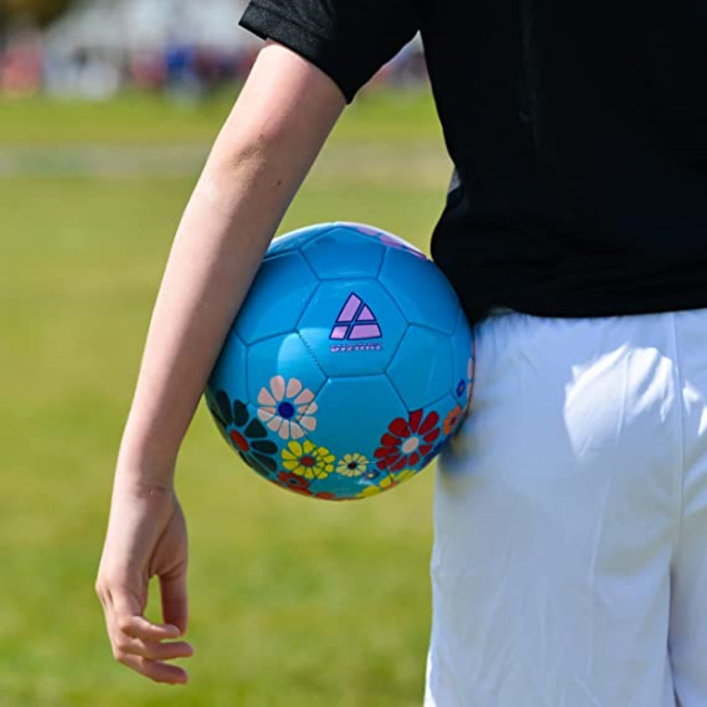Vizari Blossom Training Soccer Ball – Blue/Pink