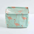 1pc Cotton Linen Fabric Waterproof Desktop Sundries Basket Storage Box Cosmetic Toy Organizer Underwear Socks Clothes Storagebag