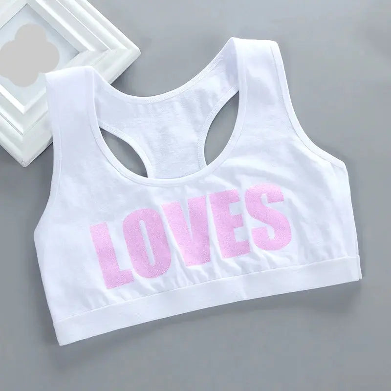 Cotton Training Bras for Growing Girls