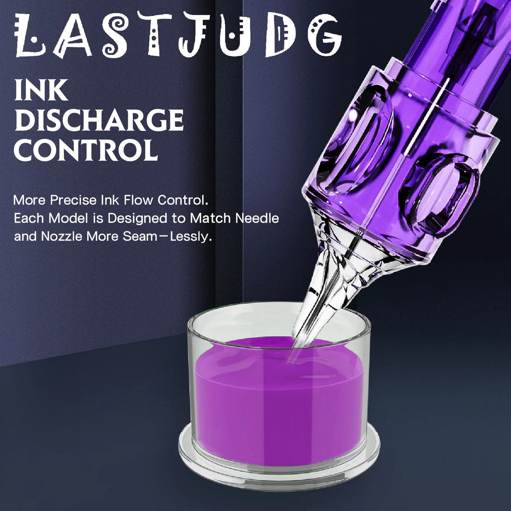 LASTJUDG Tattoo Needles 20PCS Disposable Tattoo Needles RL RS M1 RM Permanent Makeup Tattoo Cartridge Needle For Tattoo Pen