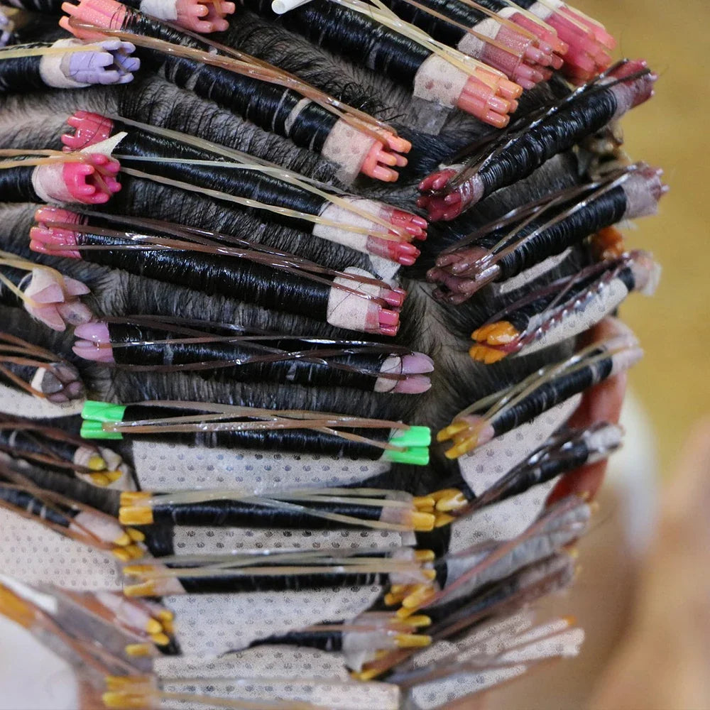1000pcs Adjustable Wristband Style Perm Paper for Salon Hair Perming Paper Curler Hairdressing Tools Kit Auxiliary
