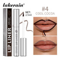 Lakerain Peel Off Lip Liner Waterproof Smudge-proof Lip Liner Long Lasting Color Non-fading Hydrate Nourish Lip Contour Makeup
