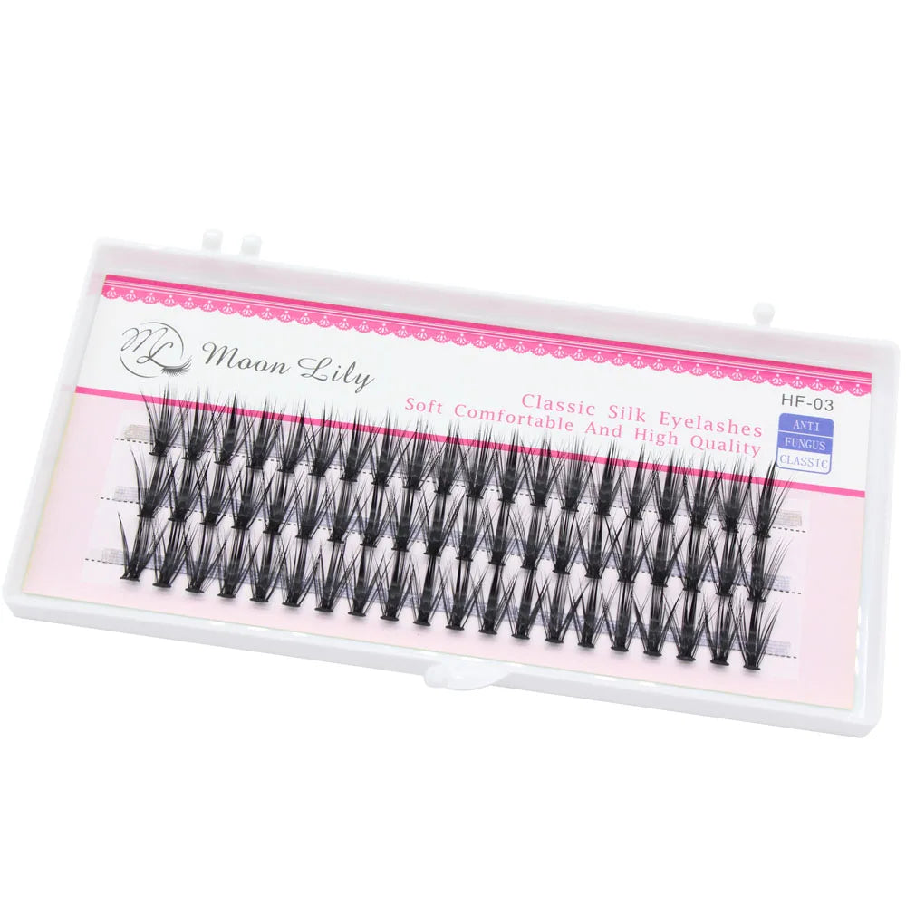 Russian Volume False Eyelashes 30D Mink Eyelash Extension Natural C/D/DD Curly Mixed Length Makeup False Eyelashes Cilia