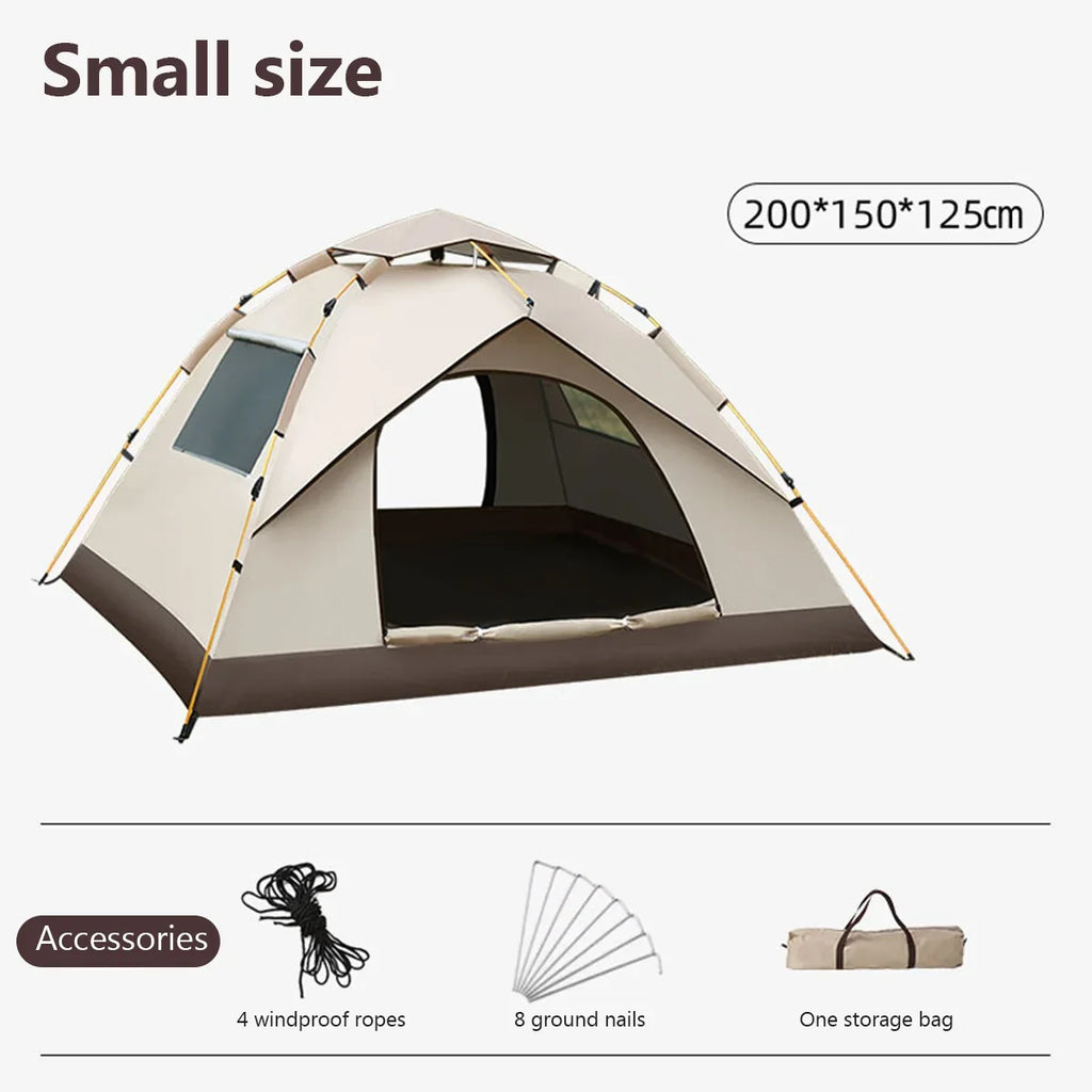 Outdoor Folding Camping Tent Portable Waterproof Sunshine-proof Automatic Easy Setup Tent For Camping Beach Picnic Barbecue