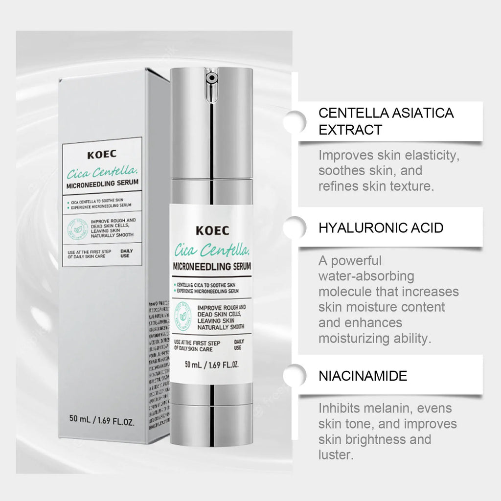 Korean Microneedle Essence Desalination Fine Lines Spots Collagen Solution Reverse Aging Recombinant Improves Rough Texture 50ml