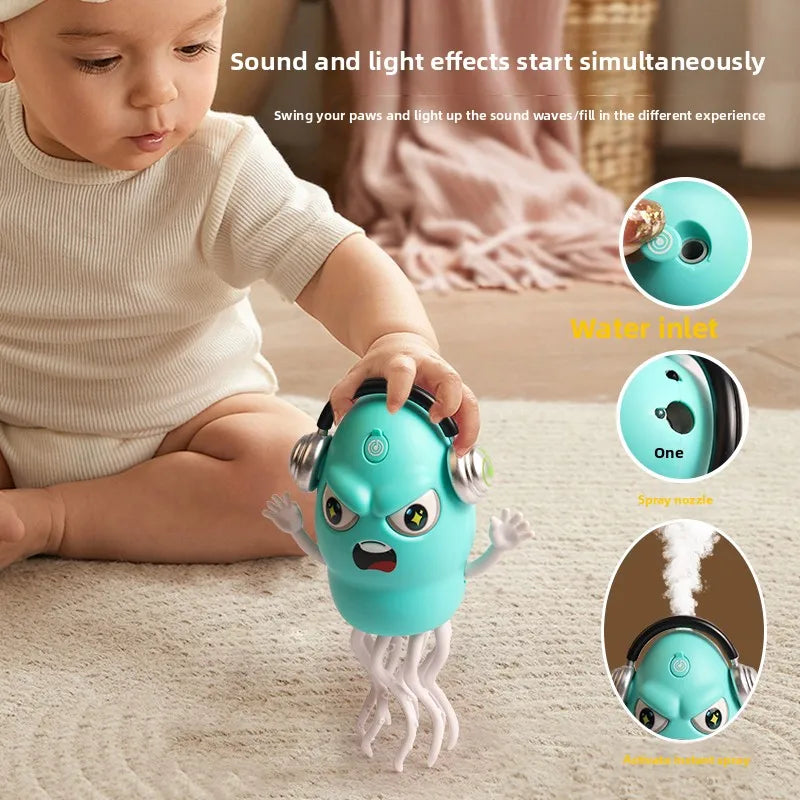 Interactive Dancing Octopus Toy with Music & LED Lights