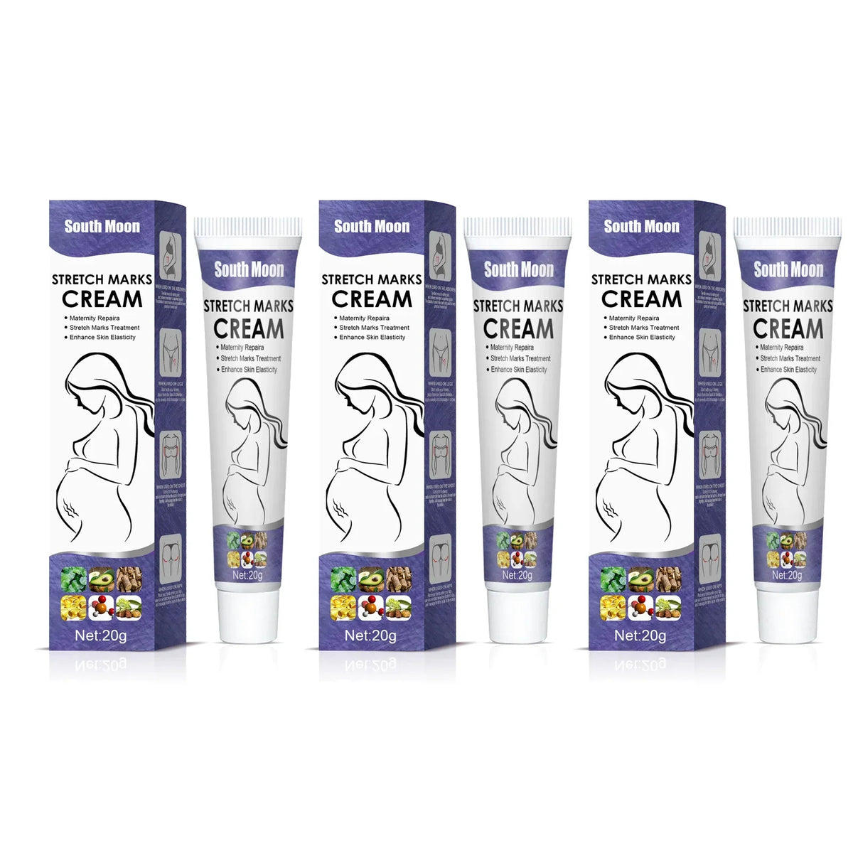 Pregnancy Stretch Removal Cream Fade Postpartum Obesity Lines Eliminate Body Belly Stretch Marks Improve Elasticity Firming Skin
