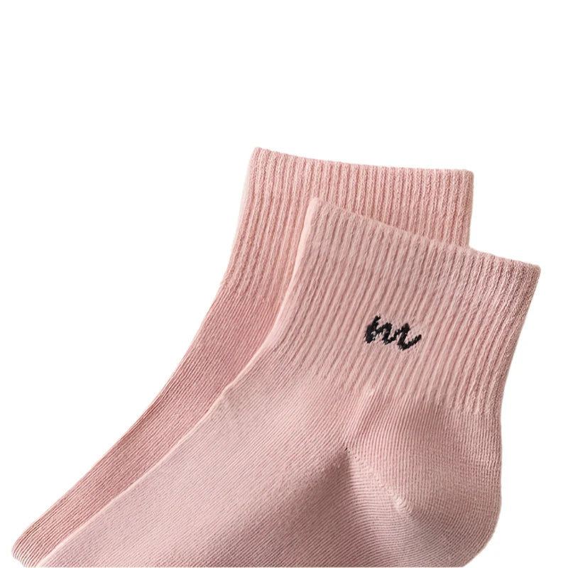 Comfortable & Breathable Letter Print Socks
