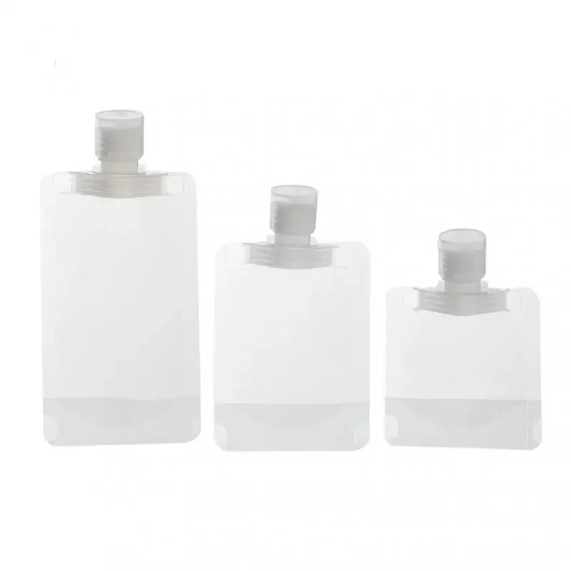 1/6pcs 30/50/100ml Lotion Dispenser Bag Travel Storage Bag Shampoo Liquid Cosmetics Storage Reusable Leak Proof Refillable Bag