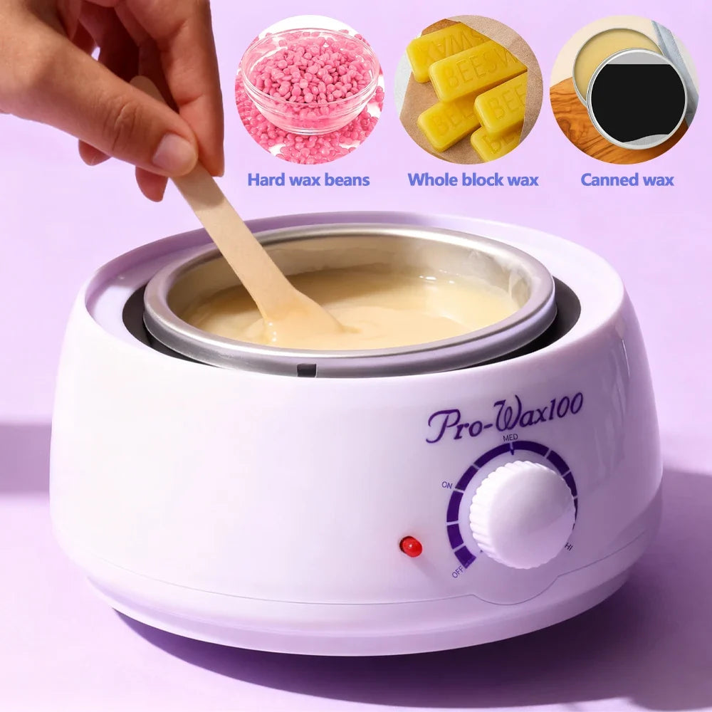 LULAA Electric Wax Warmer and Heater for Soft Paraffin for  Hair Removal with Adjustable Temperature for Salon Quality for Home