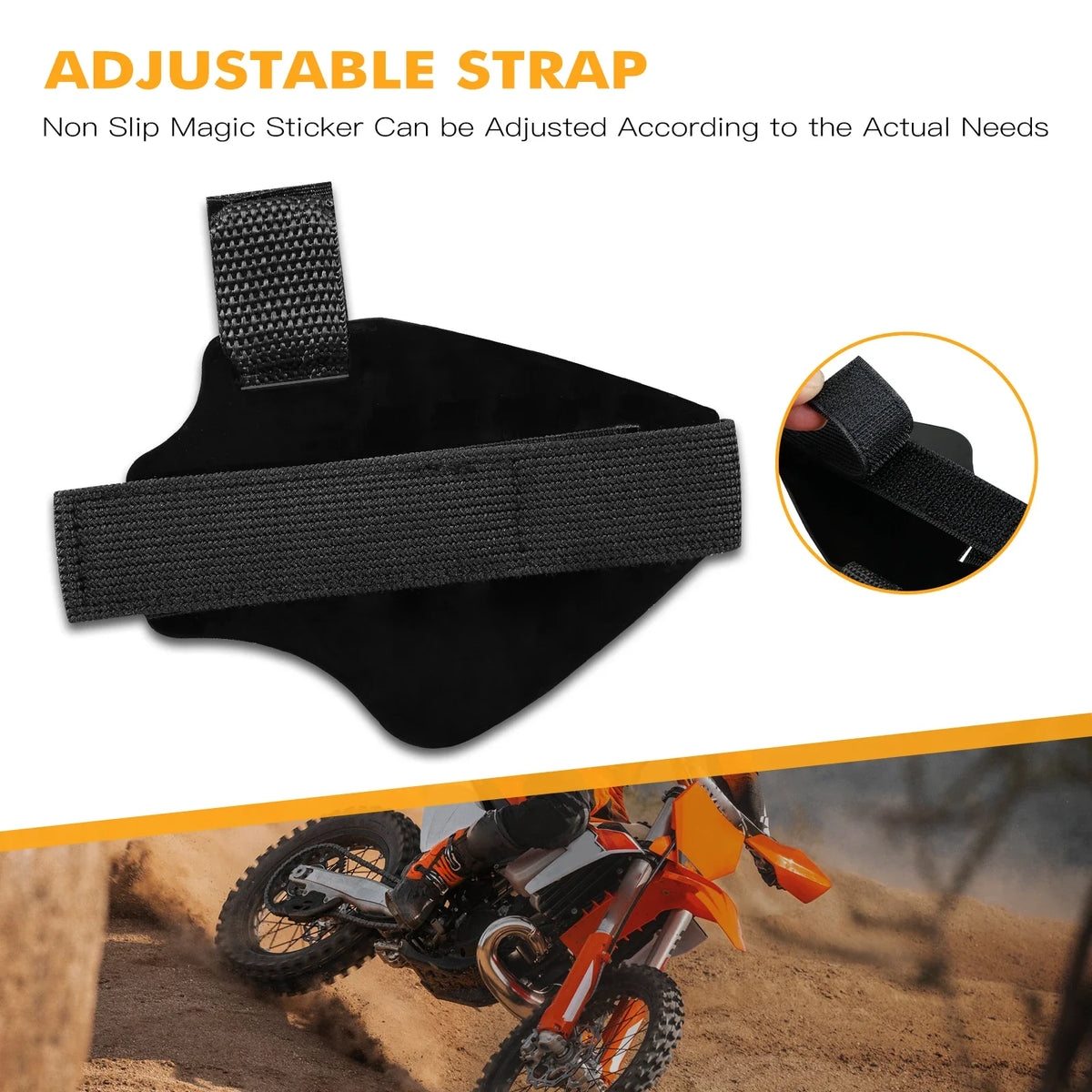 Motorcycle Shift Pad Adjustable Durable Shifter Cover Boot Shoe Protector