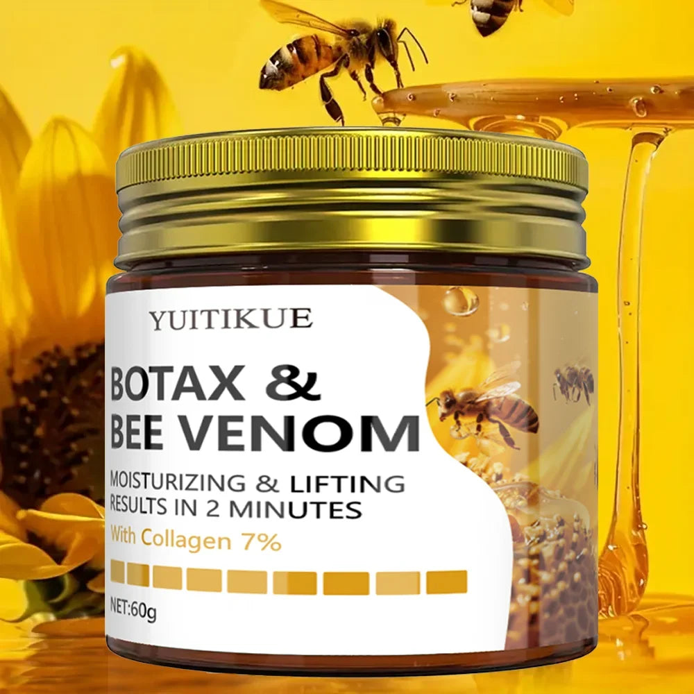 BOTAX & Bee Venom Cream with 7% Collagen - Face & Neck Moisturizing & Lifting in 2 Mins, 60g
