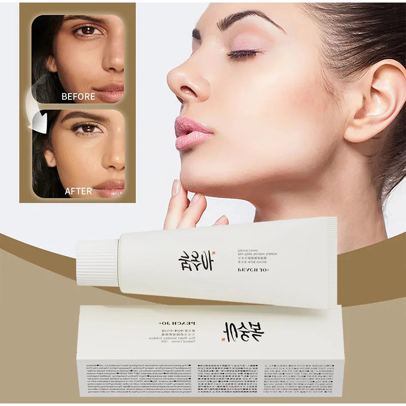 Korean Rice Extract Cream Spf50+ Hydrate Moisturizing Improve Dullness Even Out Brighten Skin Tone Last Light-feeling Concealer