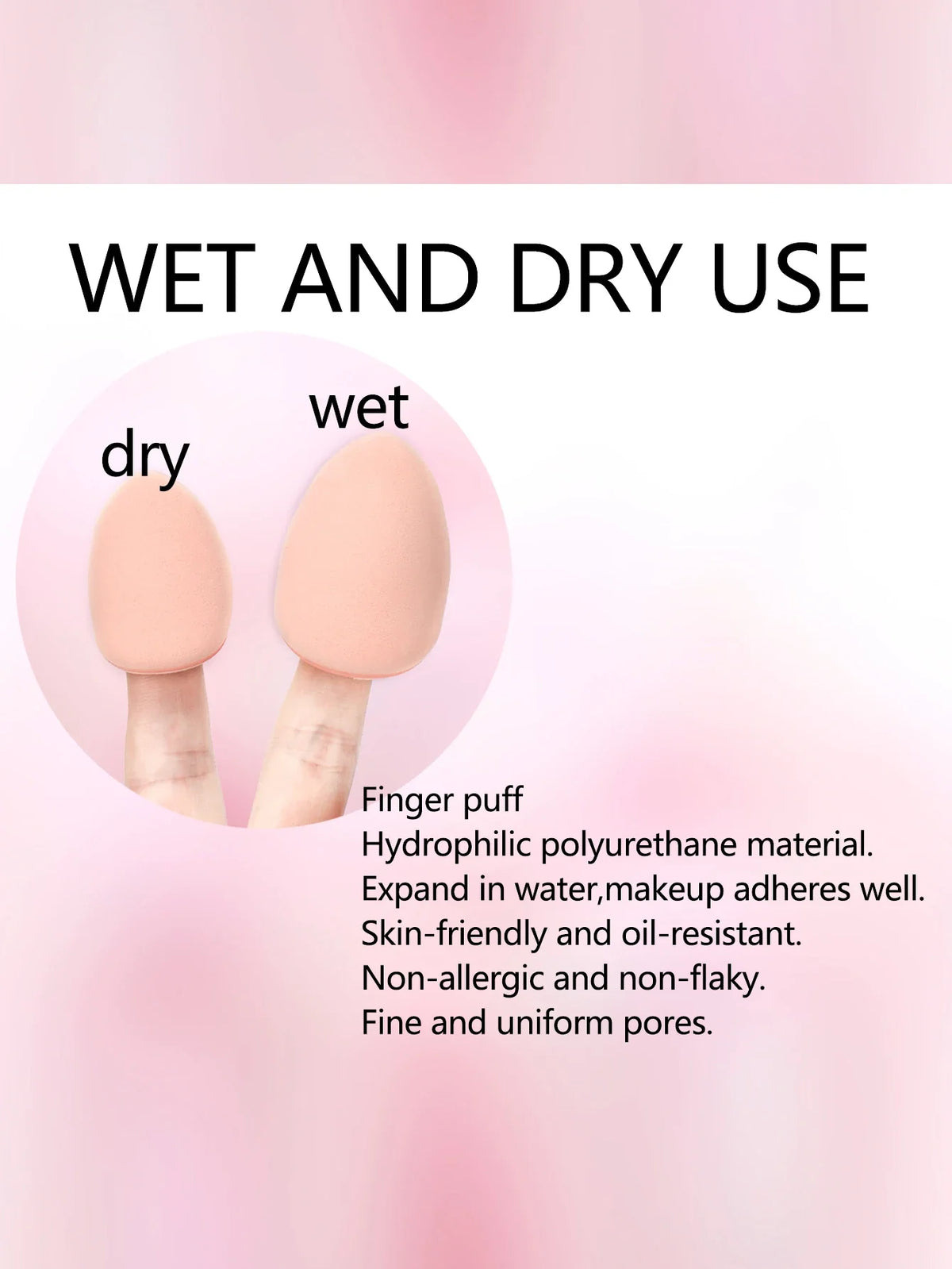 15/30/60 Mini Makeup Sponge Powder Puff Beauty Sponge for Makeup Concealer Liquid Foundation Face Cosmetic Puff Makeup Sponge