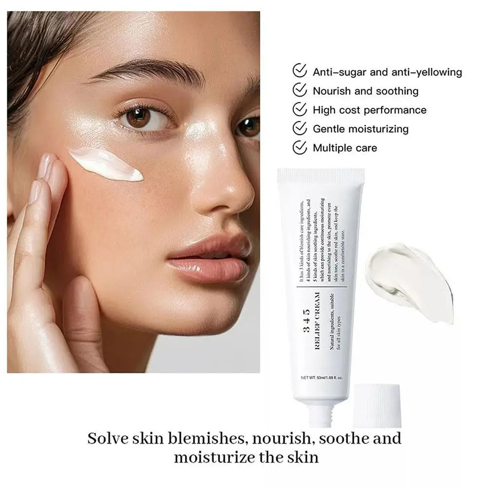 Relief Cream Nourishing Skin Improving Acne Marks Antioxidant Cream Address Blemishes Repairing Barrier Moisturizer Skin Care