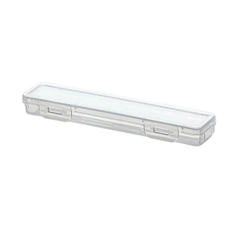 Travel Practical Accessories Portable Toothbrush Box Plastic Travel Toothbrush Case Transparent Toothbrush Holder Organizer