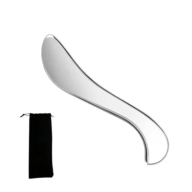 Stainless Steel Gua Sha Muscle Fascia Scraper Tool Skin Scraping Massage Tool For Body Back Arm Leg Massage Care