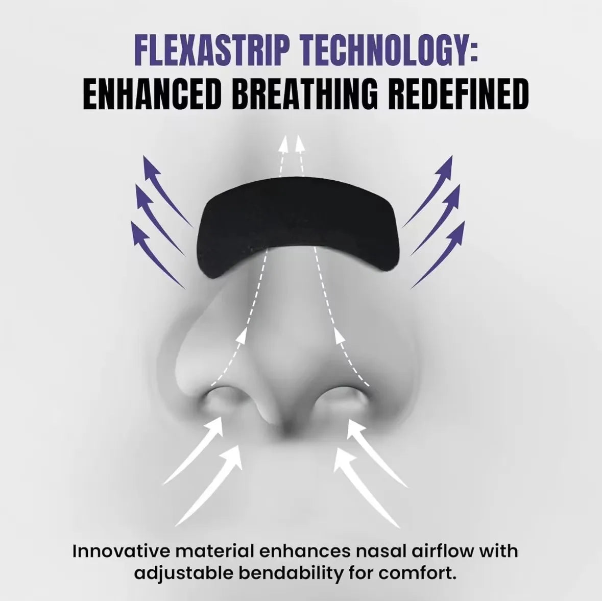 Breathable Ventilation Nasal Strips for Snoring Aid Right Aid Sleeping Nose Patch Physical Expansion Pads for Better Airflow