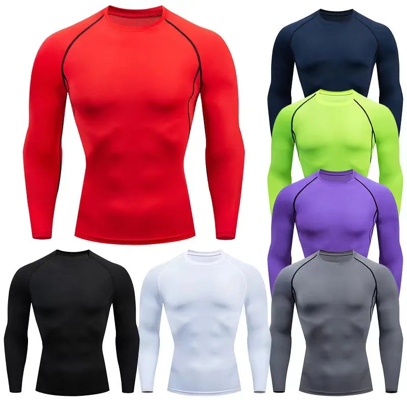 Long Sleeve Fitness T Shirt for Men