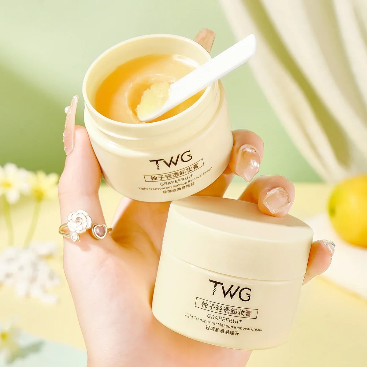 Grapefruit Makeup Removal Cream Deep Cleansing Makeup Removal Cream, the Best Gift for Girls