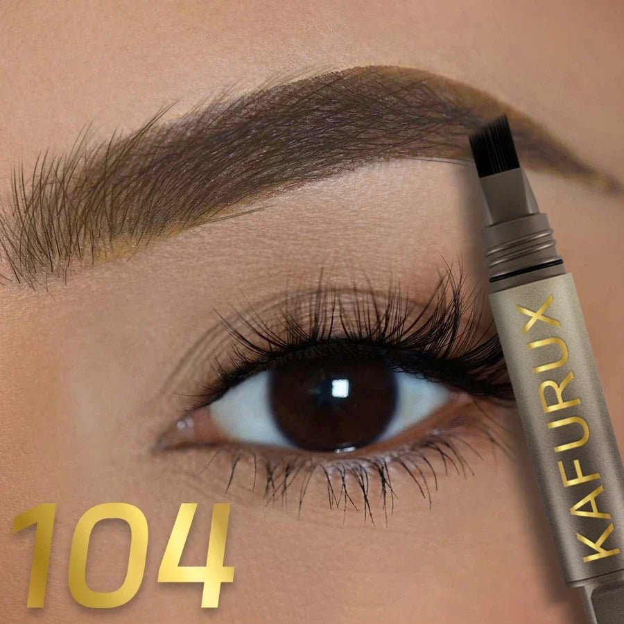 3D Dye Eyebrow Pencil Hairling Anti-smudge Waterproof Long Lasting Black Brown Large Brush Natural Wild Eyebrow Enhancers Cream