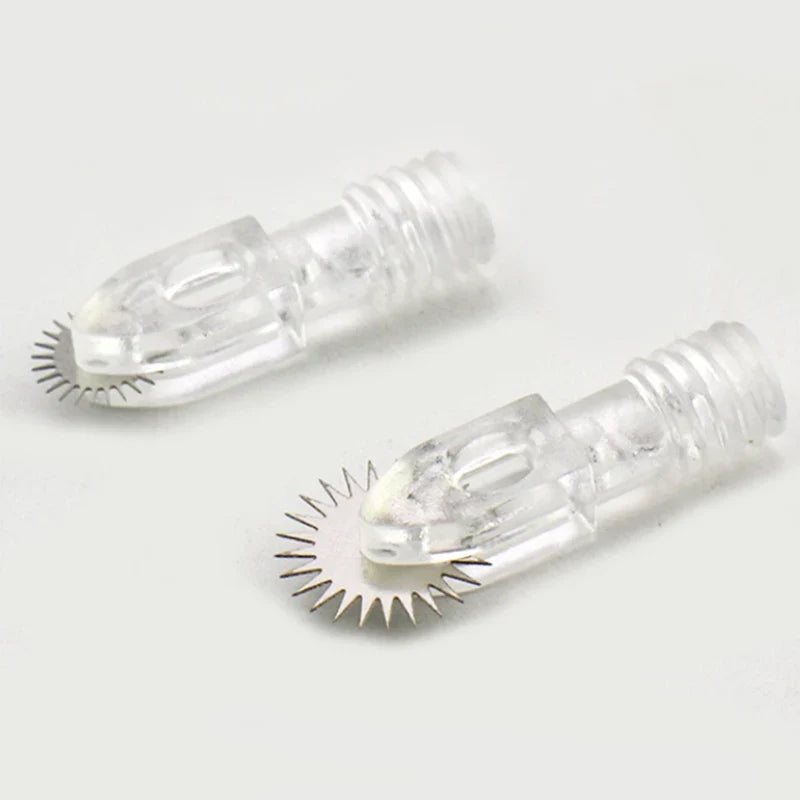 10pcs Microblading Needles PMU Tattoo Roller Needles Permanent Makeup Blade 7mm 10mm Manual Eyebrow Pen Blades Supplies