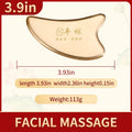 face massage tool gua sha facial beauty tool  eye instrument brass scraping plate beauty instrument  Metal massage plate