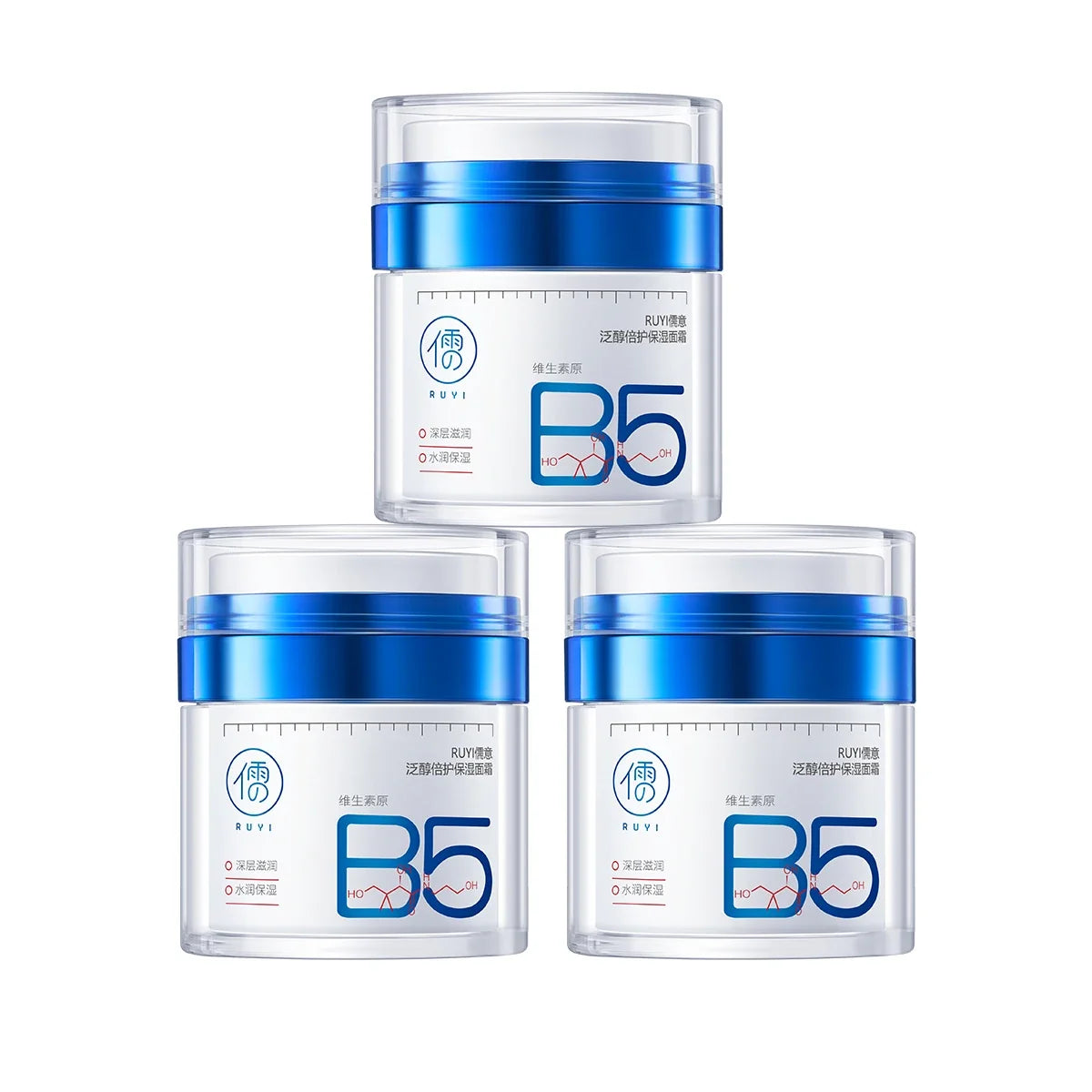 RUYI B5 Face Cream Deep Hydration Lock Moisturizing Soothing Redness Barrier Protection Autumn & Winter Special Skin Care 50g