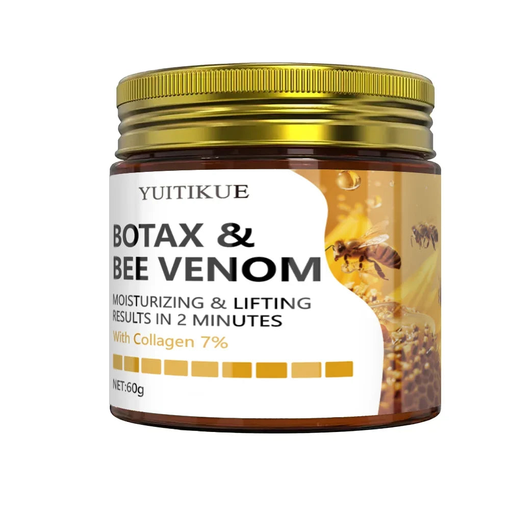BOTAX & Bee Venom Cream with 7% Collagen - Face & Neck Moisturizing & Lifting in 2 Mins, 60g