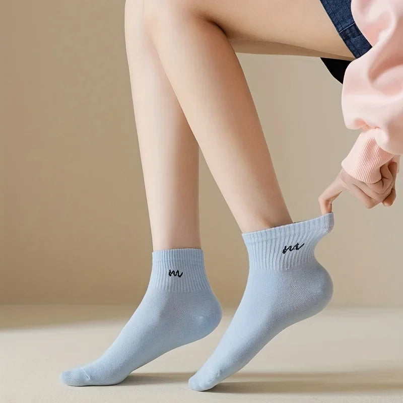 Comfortable & Breathable Letter Print Socks
