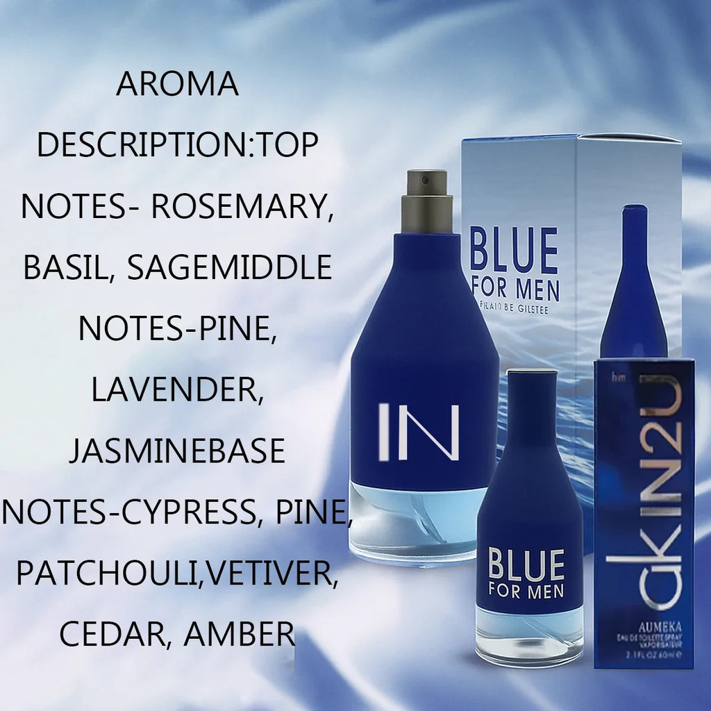 AUMEKA Perfume For Men Original Luxury Arabes Eau De Toilette Man Gift Spray Vaporisateur Bottle Makeup 60ml AU081