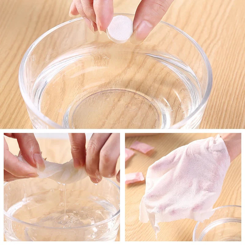 250/50pcs Portable Compressed Face Towels Disposable Cotton Coin Tissue Suitable For Travel Beauty Salon Makeup Remover Cleaning