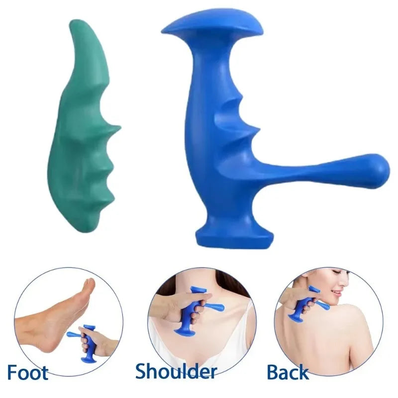 Handheld Massage Tools Thumb Saver Massages Finger Pressure Press Trigger Point Manual Massager Full Body Stress Deepest Relief