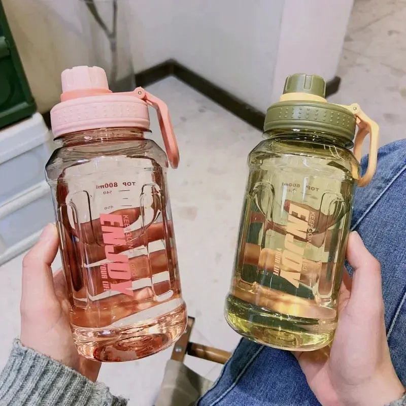 1 Liter   Sport Bottle with Filter Big 800ml Drinking Bottle