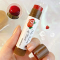 4 Colors Colored Lip Balm Cute Fruit Moisturizing Lip Tint Long Lasting Peach Red Lipstick Waterproof Women Lips Makeup Cosmetic