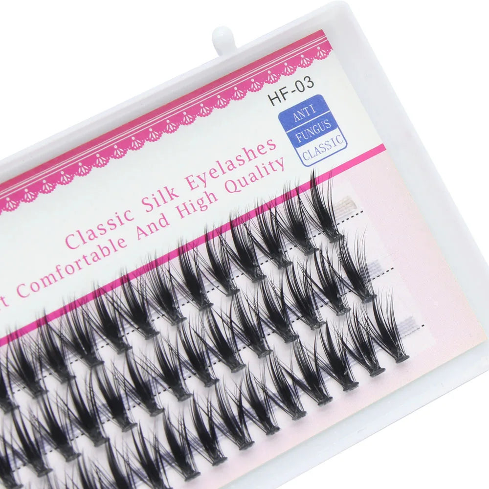Russian Volume False Eyelashes 30D Mink Eyelash Extension Natural C/D/DD Curly Mixed Length Makeup False Eyelashes Cilia