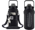 Motivational  Leakproof Half Gallon Water Bottle with Straw