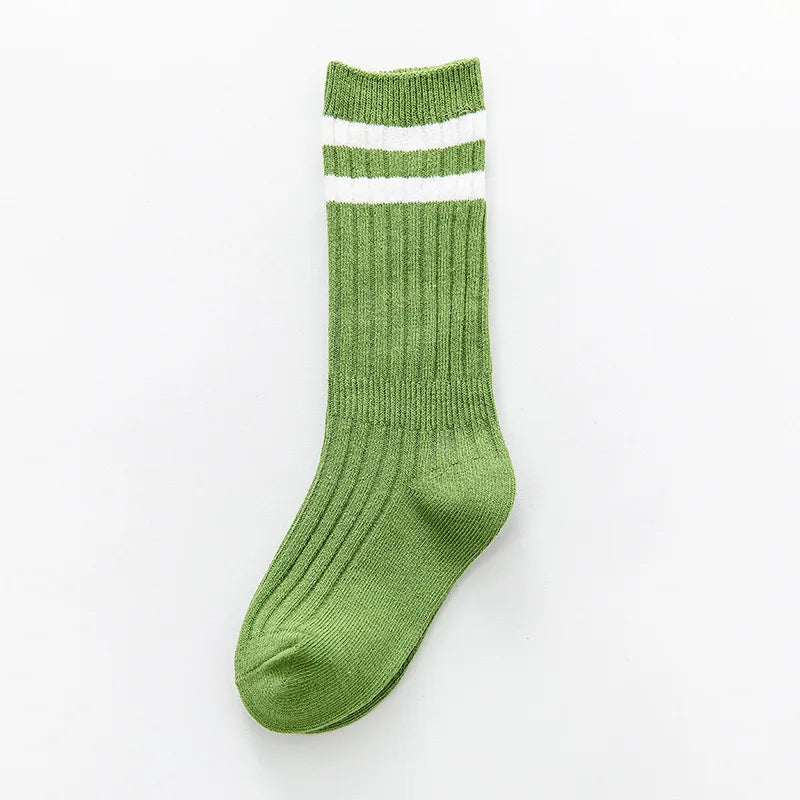 Kids' Striped Knee High Socks