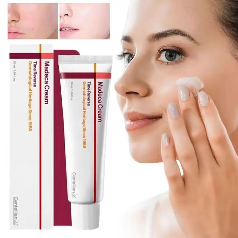 Korean Centella Asiatica Facial Cream 24 Hours Deep Moisturizing Firming Quickly Absorbed Non-Greasy Texture Improve Dull Skin