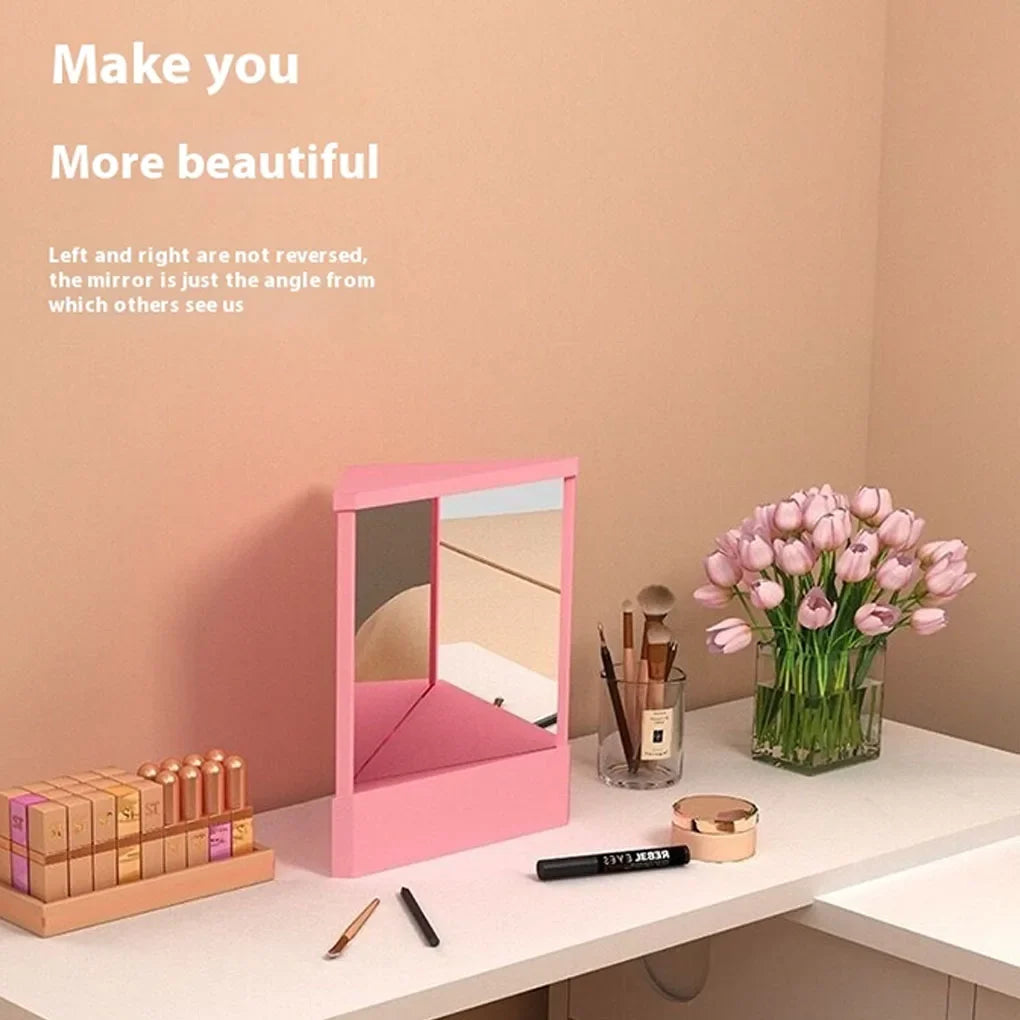 Professional True Mirror Non Reversing Mirror Clear Inverted Mirror Cosmetic Mirror For Cosmetic Makeup Vanity Table Bedroom