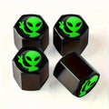 4PCS Aluminium Valve Stem Caps